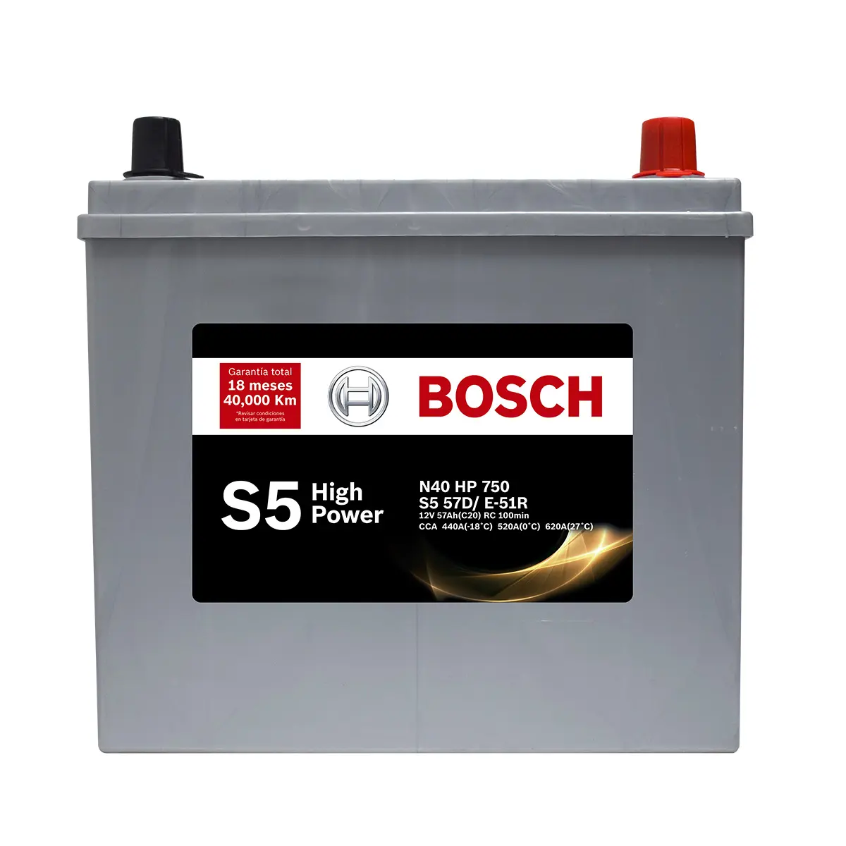 Bateria N40 HP S5 Sellada