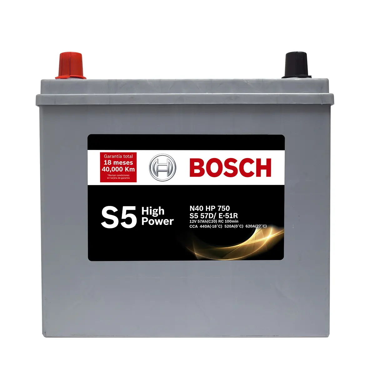 Bateria N40 HP I S5 Sellada